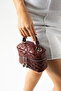 Women's Mini Size Stylish Box Design Chain Strap Messenger Hand and Shoulder Bag - 6