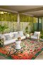 Paris Collection Pink Tones Floral Flower Tree Pattern Creative Modern Decorative Carpet 147 - 2