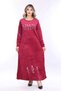 Women's Long Sleeve Velvet Dress