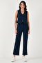 Standard Fit High Waist Straight Leg Trousers Pant 5865972 - 6