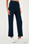 Standard Fit High Waist Straight Leg Trousers Pant 5865972 - 3