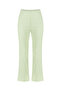 Women's Aqua Green Plaid Woven Trousers - 5