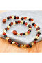 Baby Drop Amber Teeth Necklace - 2