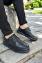 Black Leather Men's Shoes, Stylish Design, Lace-Up, Comfortable Sole, Comfortable Inner Lining 40,41,42,43,44,45,46,47 - 2