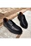 Black Leather Men's Shoes, Stylish Design, Lace-Up, Comfortable Sole, Comfortable Inner Lining 40,41,42,43,44,45,46,47 - 5
