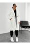 Women's Plush Coat with Lining, Comfortable Fit, Pockets - 3