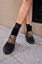 Babbo Women's Black Real Leather Suede Boots - 3