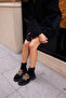 Babbo Women's Black Real Leather Suede Boots - 7