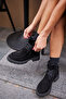 Atto Women's Black Genuine Leather Suede Boots - 2