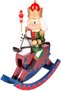 Christmas Ornament, Lead Soldier, Nutcracker, Rocking Horse, Crowned, Red-Green - 25X30 cm - 4