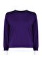 Purple Bottom T-Shirt Look Thin Knitted Oversize Sweatshirt Tbbaw23Ao00023 - 7
