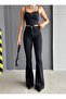Ns-14445 Black Full Stretch Fabric Spanish Jean