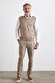 Men's Plus Size Regular Cut V-Neck Sleeveless Sweater Knitwear Sweater - 4