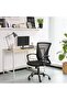 SONGMICS Ergonomic Mesh Office Chair, Adjustable Height, Tilt Function, Breathable, 120kg Capacity - 2