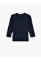 T-Shirt Dinosaur Printed Long Sleeve Crew Neck Cotton - 7