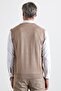 Men's Plus Size Regular Cut V-Neck Sleeveless Sweater Knitwear Sweater - 2