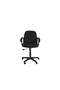 Iris 587 Low-Back Chair - Ergonomic, Adjustable, Durable with Smooth Mobility, Black - 3