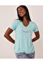 Soft Jersey V-neck T-shirt