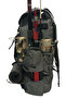 Thermal Bottom Compartment Gray Waist Tie, Lower Fixing Camping and Fisher Backpack Size 62-41-22 cm - 2