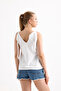 White Blouse - Bird Eye Detail - 4