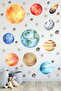 Watercolor Space System Kids Room Wall Sticker - 2