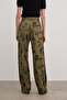Patterned Belted Trousers - 5