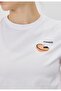 Women's Noodle Printed White T-Shirt - 4
