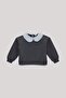 BG Store سويت شيرت بناتي أنثراسايت - 5