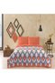 Orange Harlow Single Blanket Sheet Set - 3