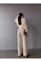 Dgn's Thumbhole Turtleneck 2-Piece Crop-Pants Set - 3