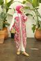 Patterned Hijab Kimono - Women - 3