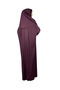 Elegant Prayer Dress and Turban Prayer Beads Set Hijab Shawl Muslim Clothing Abaya - 4