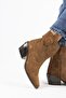 Ellinor Women's Genuine Leather Western Tan Boots - 5