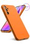 Samsung Galaxy A14 Compatible Kumquat Velvet Silicone Case