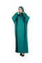 Elegant Prayer Dress and Turban Prayer Beads Set Hijab Shawl Muslim Clothing Abaya - 2