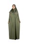 Prayer Dress Scarf Prayer Rug Rosary Set, Islamic Clothing Suit Ferace Turban Shawl - 2