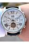 Romanson Automatic Inner Functions Active Mite Seconds Closed Clip Men's Wristwatch Erms.1551.01 - 2