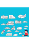 Cute Vehicles Painting Paper 2 Meters Giant Size for Kids Kindergarten and Nurseries