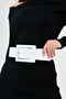 Faux Leather Stylish Design Buckle Wide Band Clothing Accessory White Belt 15525 - 5