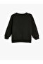 Oversize Basic Sweatshirt Long Sleeve Crew Neck Hooded - 2