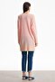 Stripe detail rayon tunic powder - 4