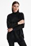 BAKLAVA PATTERNED MINK TUNIC BLACK