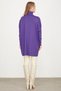 Turtleneck Oversize Basic Knitwear Tunic PURPLE - 4