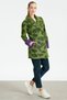 KRUVAZE BUTTONED FRONT PATTERNED CARDIGAN GREEN - 2