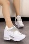 Mdl 1509 High Sole Stone Detailed Sports Shoes - 4