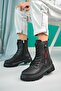 Women's Boots with Zipper Detail and Fleece Inside