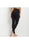 High Waist Push up Printed Flexible and Waist Dispenser Sports Fitness Pilates Yoga Black Leggings - 4
