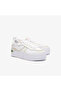 L004 Platform Kadın Beyaz Sneaker - 2