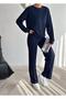 Modal Fabric Trousers and Sweatshirt Set