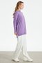 COLLAR RIFFER DETAILED KNITWEAR TUNIC LILA - 3